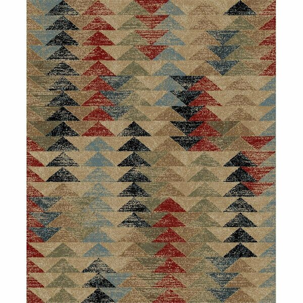 Mayberry Rug 5 ft. 3 in. x 7 ft. 3 in. City Tribute Area Rug, Multi Color CT8511 5X8